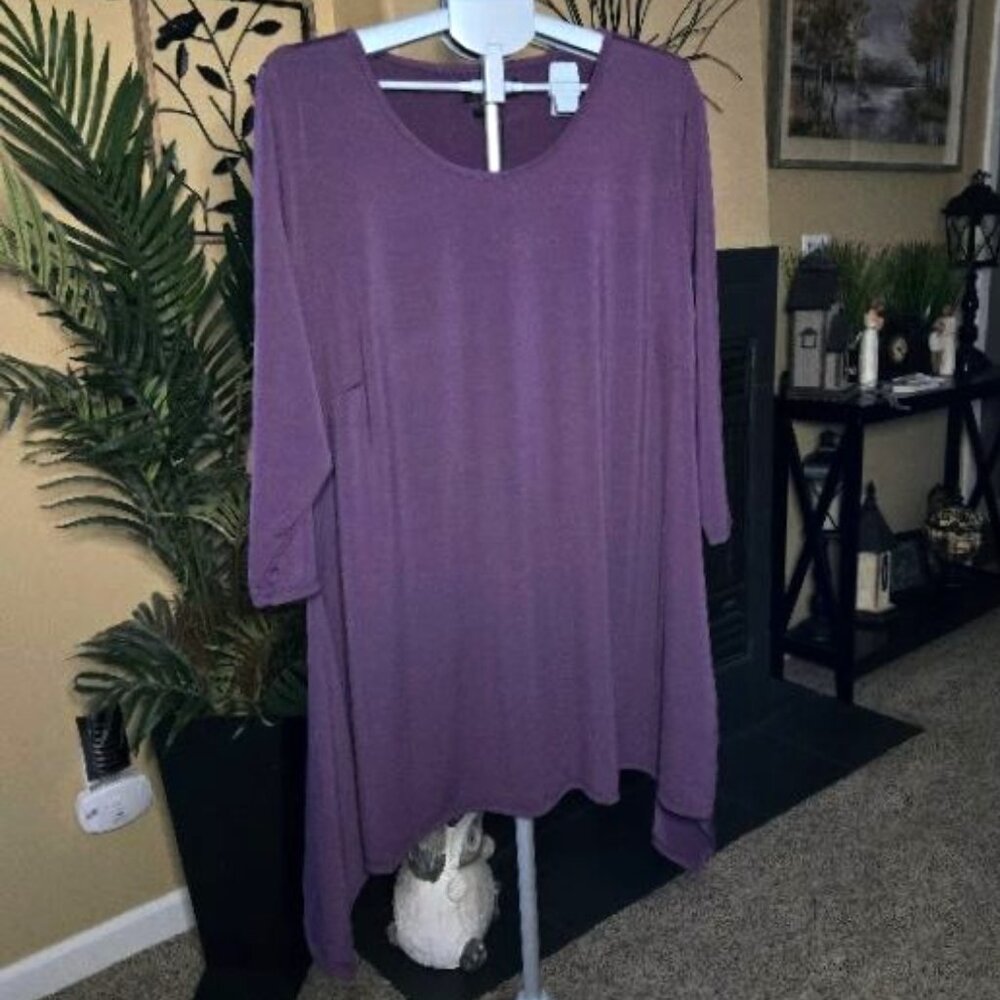 NWT Arna York sz 22 / 24 purple tunic